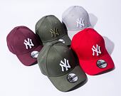 Kšiltovka New Era - MLB Essential 39THIRTY - NY Yankees - New Olive / White
