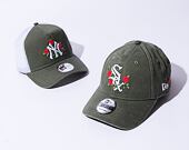 Kšiltovka New Era 9FORTY MLB Flower Chicago White Sox New Olive