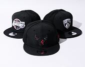 Kšiltovka New Era 9FIFTY NBA Print Infill Chicago Bulls Black