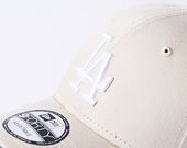 Kšiltovka New Era - MLB Essential 9FORTY - LA Dodgers - Stone / White