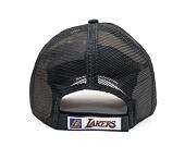Kšiltovka New Era 9FORTY Trucker NBA Home Field Los Angeles Lakers Graphite