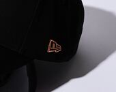 Dámská kšiltovka New Era 9FORTY Womens MLB Metallic Logo New York Yankees Black / Shiny Rose Gold