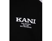 Mikina Karl Kani Chest Retro OS Half Zip Hoodie black