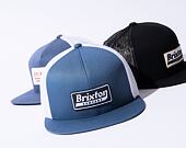 Kšiltovka Brixton Steadfast HP Mesh Cap Pacific Blue / White