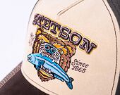Kšiltovka Stetson Trucker Cap Wild Life Beige / Green / Brown