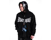 Mikina Wasted Paris Hoodie Full Zip Sick Black