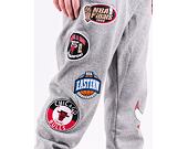 Tepláky Mitchell & Ness NBA M&N CITY COLLECTION FLEECE PANT BULLS Grey Heather