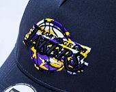 Kšiltovka New Era 9FORTY A-Frame Trucker NBA Team Camo Infill Los Angeles Lakers Graphite