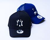 Kšiltovka New Era 9FORTY A-Frame Trucker MLB Team Camo Infill New York Yankees Navy