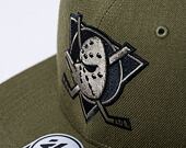 Kšiltovka '47 Brand NHl Anaheim Ducks Ballpark Camo CAPTAIN Sandalwood