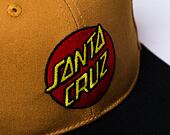 Kšiltovka Santa Cruz Classic Dot Snapback Parchment/Black