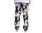 Kalhoty RIP N DIP Family Tree Wige leg Cotton Twill Pants Black