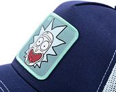 Kšiltovka Capslab Rick and Morty - Rick Trucker Blue