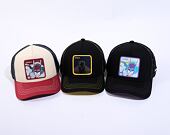 Kšiltovka Capslab Batman - Batman Black/Yellow Trucker Black / Yellow