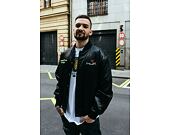 Bunda HUF × GOODYEAR Touring Satin Jacket Black