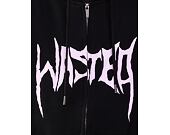 Mikina Wasted Paris Zip Crypt - Black