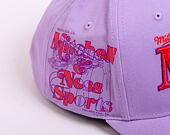 Kšiltovka Mitchell & Ness Branded Overlay Pro Snapback Branded Purple