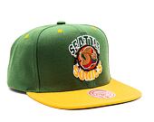 Kšiltovka Mitchell & Ness NBA Breakthrough Snapback Hwc Seattle Supersonics Green