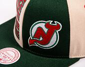 Kšiltovka Mitchell & Ness NHL Pop Panel Snapback New Jersey Devils Off White