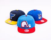 Kšiltovka Mitchell & Ness NHL Team 2 Tone 2.0 Snapback Quebec Nordiques Royal / Red