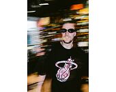 Triko New Era NBA Infill Logo Oversized Tee Miami Heat Black / Scarlet