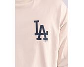 Triko New Era MLB Stadium Graphic Oversized Tee Los Angeles Dodgers Stone / Navy
