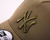 Kšiltovka New Era 9FORTY A-Frame Trucker MLB Tech Ripstop Trucker New York Yankees New Olive