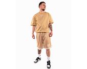 Triko Karl Kani Small Signature Pinstripe Tee sand/white