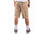 Kraťasy Karl Kani Small Signature Washed Cargo Shorts taupe