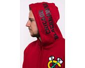 Mikina Mitchell & Ness NHL City Collection Fleece Hoody Blackhawks Scarlet