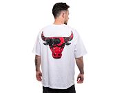 Triko New Era Infill Team Logo Oversized Tee Chicago Bulls Optic White / Red