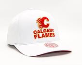 Kšiltovka Mitchell & Ness NHL All In Pro Snapback Flames White