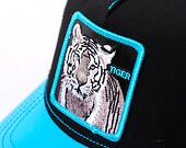 Kšiltovka Goorin - 'Glow Cats Pack' - Blue Streak - Black / Glow Blue