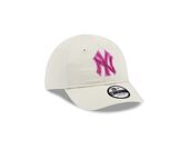 Dětská Kšiltovka New Era 9FORTY Kids MLB Boucle New York Yankees Stone / Pink
