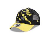 Dětská Kšiltovka New Era 9FORTY Kids A-Frame Trucker DC Print Batman Black / Upright Yellow