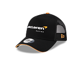 Kšiltovka New Era 9FORTY A-Frame Trucker Wordmark McLaren Racing Black Black