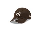 Dětská Kšiltovka New Era 9FORTY Kids MLB League Essential New York Yankees Walnut / Stone