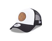 Kšiltovka New Era 9FORTY A-Frame Trucker MLB Team Patch New York Yankees White / Dark Royal