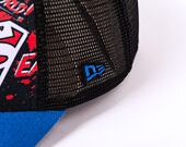 Dětská Kšiltovka New Era 9FORTY Kids A-Frame Trucker DC Print Superman Blue Azure / Black