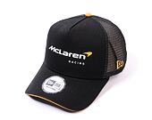 Kšiltovka New Era 9FORTY A-Frame Trucker Wordmark McLaren Racing Black Black