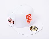 Kšiltovka New Era 59FIFTY MLB Team Side Patch San Francisco Giants White / Orange
