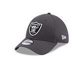 Kšiltovka New Era 39THIRTY NFL Comfort Las Vegas Raiders Graphite / Black