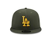 Kšiltovka New Era 9FIFTY MLB Side Patch Los Angeles Dodgers New Olive / Mellow Yellow