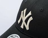 Kšiltovka New Era 9FORTY MLB League Essential New York Yankees Black / Toasted Peanut