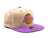 Kšiltovka Mitchell & Ness NBA Los Angeles Lakers Hop On Fitted off white