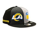 Kšiltovka New Era 9FIFTY NFL Sideline 23 Los Angeles Rams Graphite