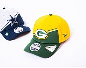 Kšiltovka New Era 9FORTY Stretch-Snap NFL Sideline 23 Green Bay Packers Team Colors