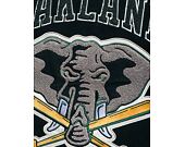 Bunda New Era MLB Large Logo Varsity Oakland Athletics Cooperstown Dark Green / Black