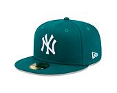 Kšiltovka New Era 59FIFTY MLB League Essential 5 New York Yankees Malachite / White