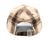 Dámská kšiltovka New Era 9FORTY Womens MLB Plaid New York Yankees Walnut / Stone